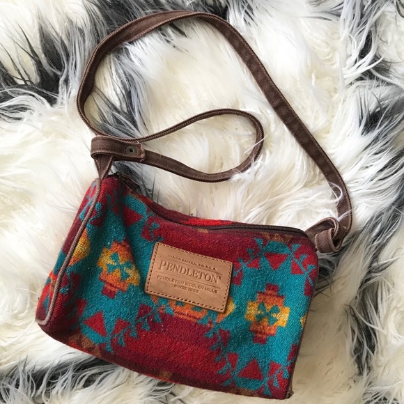 Pendleton Handbags - Pendleton Wool Travel Kit with Strap Crossbody